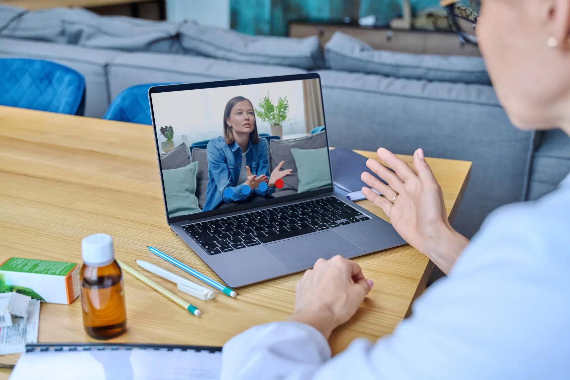 Virtual addiction doctor telehealth consultation Traverse City